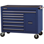 Proto® 450HS 50" Workstation - 7 Drawer & 1 Shelf, Blue - Sun Tool & Supply