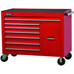 Proto® 450HS 50" Workstation - 7 Drawer & 1 Shelf, Red - Sun Tool & Supply