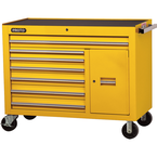 Proto® 450HS 50" Workstation - 7 Drawer & 1 Shelf, Yellow - Sun Tool & Supply