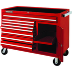 Proto® 450HS 50" Workstation - 8 Drawer & 1 Shelf, Red - Sun Tool & Supply