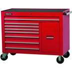 Proto® 450HS 50" Workstation - 8 Drawer & 2 Shelves, Red - Sun Tool & Supply