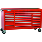 Proto® 450HS 67" Workstation - 20 Drawer, Red - Sun Tool & Supply