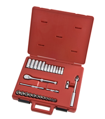 Proto® 3/8" Drive 29 Piece Metric Socket, Combination Set - 12 Point - Sun Tool & Supply