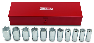 Proto® 3/4" Drive 11 Piece Deep Socket Set- 6 Point - Sun Tool & Supply