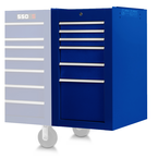 Proto® 550S Side Cabinet - 6 Drawer, Gloss Blue - Sun Tool & Supply