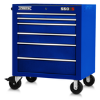 Proto® 550S 34" Roller Cabinet - 6 Drawer, Gloss Blue - Sun Tool & Supply