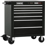 Proto® 550S 34" Roller Cabinet - 7 Drawer, Gloss Black - Sun Tool & Supply