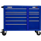 Proto® 550S 50" Workstation - 10 Drawer, Gloss Blue - Sun Tool & Supply