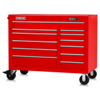 Proto® 550S 50" Workstation - 12 Drawer, Gloss Red - Sun Tool & Supply