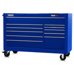 Proto® 550S 66" Workstation - 11 Drawer, Gloss Blue - Sun Tool & Supply