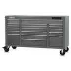 Proto® 550E 67" Front Facing Power Workstation w/ USB - 18 Drawer, Dual Gray - Sun Tool & Supply