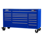 Proto® 550S 67" Workstation - 20 Drawer, Gloss Blue - Sun Tool & Supply