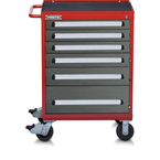 Proto® 560S 30" Roller Cabinet- 6 Drawer- Safety Red & Gray - Sun Tool & Supply