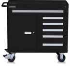 Proto® 560S 45" Workstation- 6 Drawer & 1 Shelf- Dual Black - Sun Tool & Supply