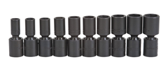 Proto® 3/8" Drive 10 Piece Deep Metric Universal Impact Socket Set - 6 Point - Sun Tool & Supply