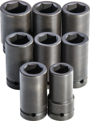 Proto® 1" Drive 8 Piece Deep Metric Impact Socket Set - 6 Point - Sun Tool & Supply