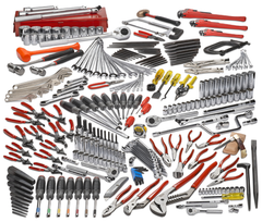 Proto® 248 Piece Metric Intermediate Set With Roller Cabinet J553441-8SG - Sun Tool & Supply