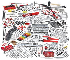 Proto® 411 Piece Advanced Maintenance Tool Set With Roller Cabinet J442735-7RD and Top Chest J442719-10RD-D - Sun Tool & Supply