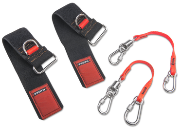 Proto® Tethering D-Ring Wrist Strap System with (2) JWS-DR and (2) JLANWR6LB - Sun Tool & Supply