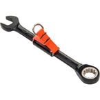 Proto® Tether-Ready Black Chrome Combination Non-Reversible Ratcheting Wrench 9/16" - Spline - Sun Tool & Supply