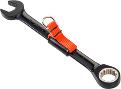 Proto® Tether-Ready Black Chrome Combination Non-Reversible Ratcheting Wrench 15 mm - Spline - Sun Tool & Supply