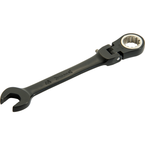 Proto® Black Chrome Combination Locking Flex-Head Ratcheting Wrench 3/8" - Spline - Sun Tool & Supply