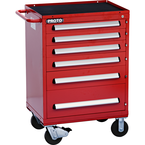 Proto® 460 Series Roller Cabinet - 6 Drawer, Red - Sun Tool & Supply