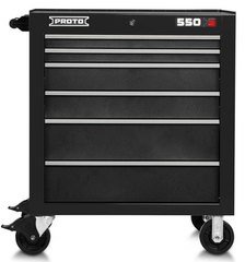 Proto® 550S 34" Roller Cabinet - 6 Drawer, Dual Black - Sun Tool & Supply