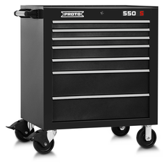 Proto® 550S 34" Roller Cabinet - 7 Drawer, Dual Black - Sun Tool & Supply