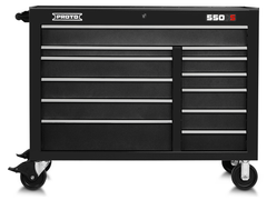 Proto® 550S 50" Workstation - 12 Drawer, Dual Black - Sun Tool & Supply