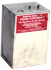 Heavy Duty Static Phase Converter - #3300; 2 to 3HP - Sun Tool & Supply