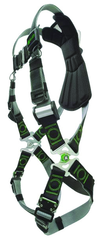 Miller Revolution Harness w/Dualtech Webbing; Quick Connect Chest & Leg Straps; Cam Buckles;ErgoArmor Back Shield & Stand Up Back D-Ring - Sun Tool & Supply