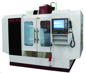 MC30 CNC Machining Center, Travels X-Axis 30",Y-Axis 18", Z-Axis 22" , Table Size 16.5" X 31.5", 25HP 220V 3PH Motor, CAT40 Spindle, Spindle Speeds 60 - 8,500 Rpm, 24 Station High Speed Arm Type Tool Changer - Sun Tool & Supply