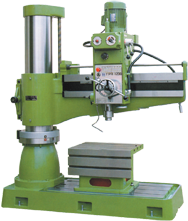 Radial Drill Press - #TPR820A - 38-1/2'' Swing; 2HP, 3PH, 220V Motor - Sun Tool & Supply