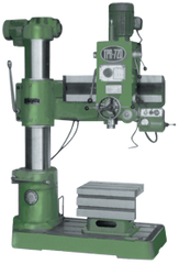 Radial Drill Press - #TPR720A - 29-1/2'' Swing; 2HP, 3PH, 220V Motor - Sun Tool & Supply