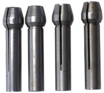 #600 - Contains: 4 Collets 1/32 - 1/8 - For: 8 Handpiece - Collet Set for Flex Shaft Grinder - Sun Tool & Supply