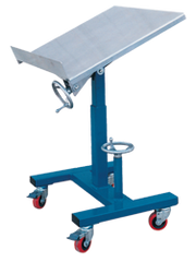 Tilting Work Table - 24 x 24'' 300 lb Capacity; 21-1/2 to 42" Service Range - Sun Tool & Supply