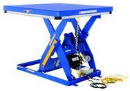 Electric Hydraulic Scissor Lift Table - Platform Size 30 x 60 - 2HP, 460V, 3 phase, 60 Hz totally enclosed motor - Sun Tool & Supply