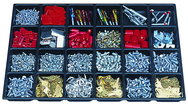 One-Piece ABS Drawer Divider Insert - 24 Compartments - For Use With Any 27" Roller Cabinet w/2" Drawers - Sun Tool & Supply