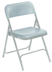 Plastic Folding Chair - Plastic Seat/Back Steel Frame - Grey - Sun Tool & Supply