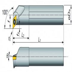 A16-SDXXR2-D20 Indexable Coolant Thru Boring Bar - Sun Tool & Supply