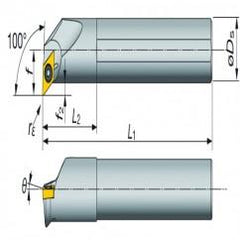 A16-SDXXL2-D20 Indexable Coolant Thru Boring Bar - Sun Tool & Supply