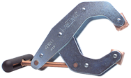 T-Handle Clamp With Cushion Handles - 2-1/4'' Throat Depth, 4-1/2'' Max. Opening - Sun Tool & Supply