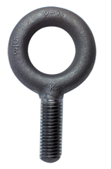 No Shoulder Plain Eye Bolt - 1-1/8-7 Thread, 2'' Eye Dia. - Sun Tool & Supply