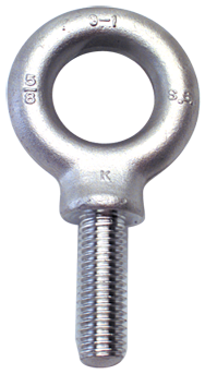 304 Stainless Eye Bolt - 1/2-13 Thread, 1-3/16'' Eye Dia. - Sun Tool & Supply