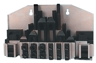 Machinist Clamping Set - #12625CK; 1/2-13 Stud Size; 5/8 T-Slot Size - Sun Tool & Supply