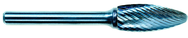 4.8mm EdgeHog Flame Miniature Carbide Bur SH-53M-D Std Alt. Diamond(Double) - Sun Tool & Supply