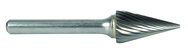 6mm EdgeHog Conical Carbide Bur SM-2M-D Standard Alt Diamond (Double) - Sun Tool & Supply