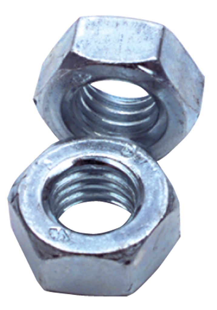 M18-2.50 - Zinc / Bright - Finished Hex Nut - Sun Tool & Supply