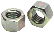 9/16-12 - Zinc / Yellow / Bright - Finished Hex Nut - Sun Tool & Supply